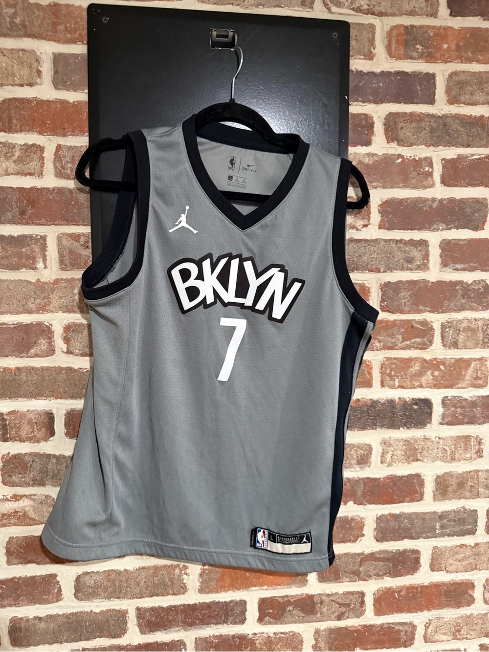 Kevin Durant Nets #7 “BKLYN” City Edition Jersey — Youth L